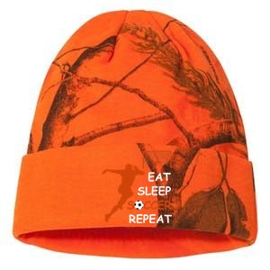 Eat Sleep Soccer Repeat funny Cool Sport Player Kati Licensed 12" Camo Beanie