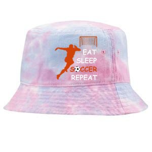 Eat Sleep Soccer Repeat funny Cool Sport Player Tie-Dyed Bucket Hat