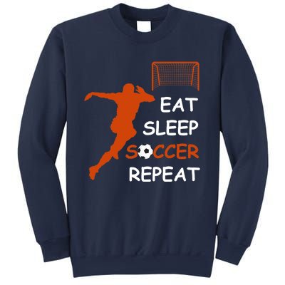 Eat Sleep Soccer Repeat funny Cool Sport Player Sweatshirt