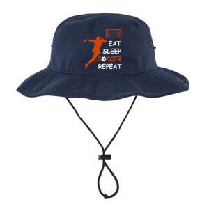 Eat Sleep Soccer Repeat funny Cool Sport Player Legacy Cool Fit Booney Bucket Hat