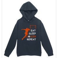 Eat Sleep Soccer Repeat funny Cool Sport Player Urban Pullover Hoodie