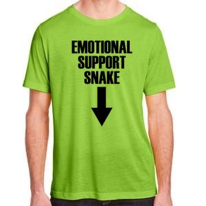 Emotional Support Snake Adult Humor Adult ChromaSoft Performance T-Shirt