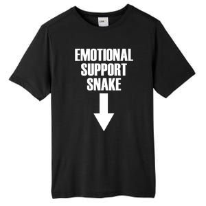 Emotional Support Snake Adult Humor Tall Fusion ChromaSoft Performance T-Shirt