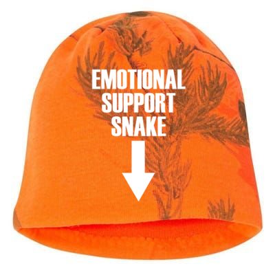 Emotional Support Snake Adult Humor Kati - Camo Knit Beanie