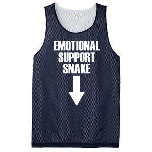 Emotional Support Snake Adult Humor Mesh Reversible Basketball Jersey Tank