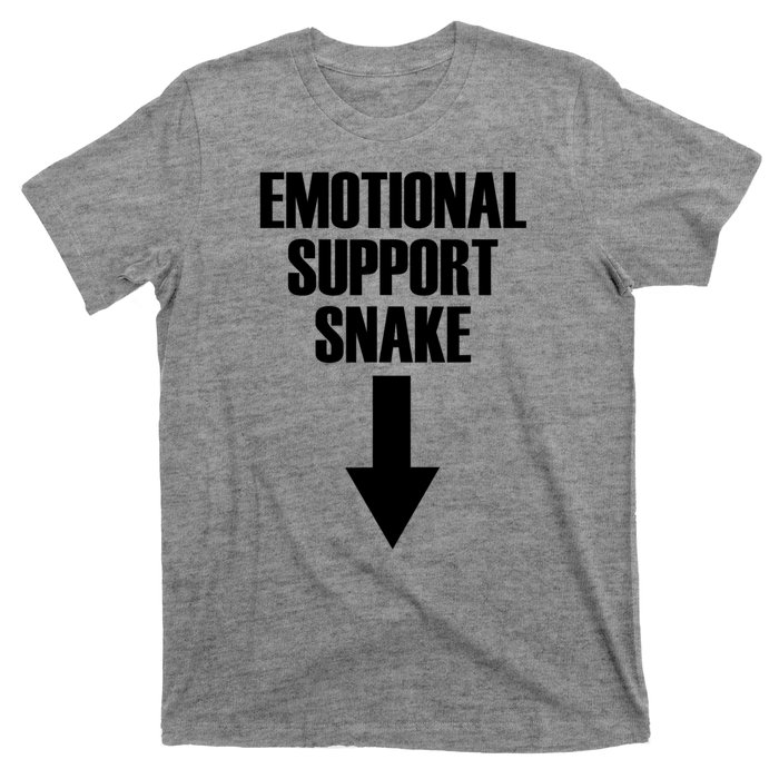 Emotional Support Snake Adult Humor T-Shirt