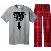 Emotional Support Snake Adult Humor Pajama Set