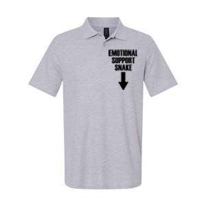 Emotional Support Snake Adult Humor Softstyle Adult Sport Polo