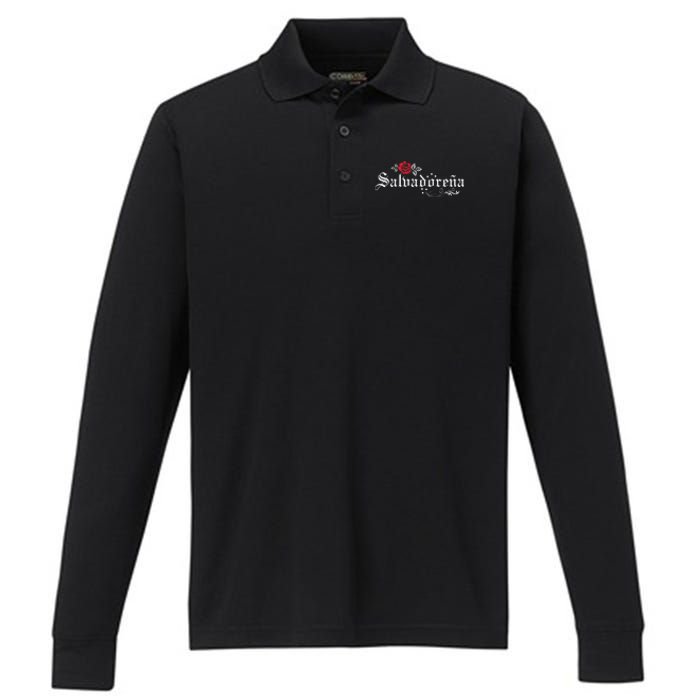 El Salvador SalvadoreñA Performance Long Sleeve Polo