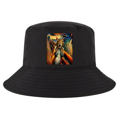 Expressionist Scream Squirrel Lovers Artistic Squirrel Cool Comfort Performance Bucket Hat