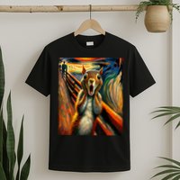 Expressionist Scream Squirrel Lovers Artistic Squirrel T-Shirt