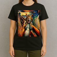 Expressionist Scream Squirrel Lovers Artistic Squirrel T-Shirt