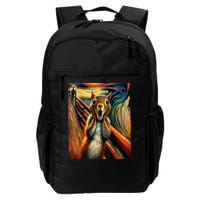 Expressionist Scream Squirrel Lovers Artistic Squirrel Backpack