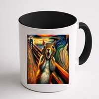 Expressionist Scream Squirrel Lovers Artistic Squirrel Mug