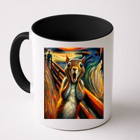 Expressionist Scream Squirrel Lovers Artistic Squirrel Mug