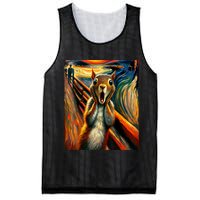 Expressionist Scream Squirrel Lovers Artistic Squirrel Mesh Reversible Basketball Jersey Tank