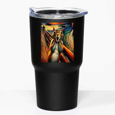 Expressionist Scream Squirrel Lovers Artistic Squirrel Tumbler