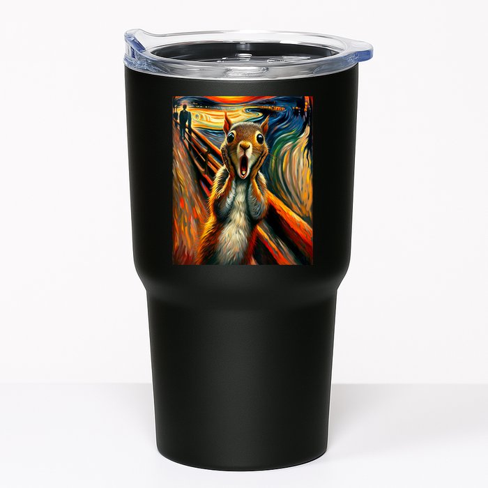Expressionist Scream Squirrel Lovers Artistic Squirrel Tumbler