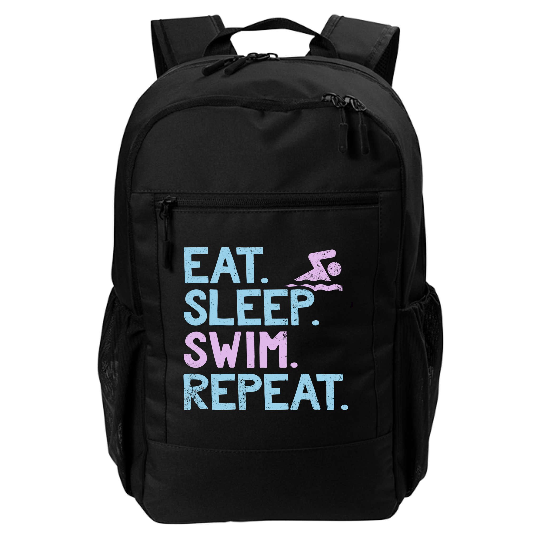 Eat Sleep Swim Repeat Swimmer Gift Backpack