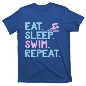 Eat Sleep Swim Repeat Swimmer Gift T-Shirt