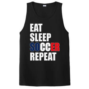 Eat Sleep Soccer Repeat Cool Soccer France Lover Player PosiCharge Competitor Tank