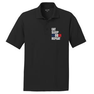 Eat Sleep Soccer Repeat Cool Soccer France Lover Player PosiCharge RacerMesh Polo