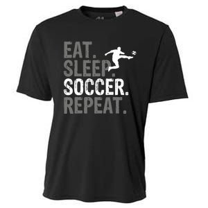 Eat Sleep Soccer Repeat - Soccer Graphic Cooling Performance Crew T-Shirt