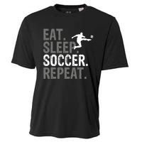 Eat Sleep Soccer Repeat - Soccer Graphic Cooling Performance Crew T-Shirt