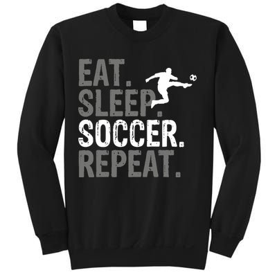 Eat Sleep Soccer Repeat - Soccer Graphic Sweatshirt