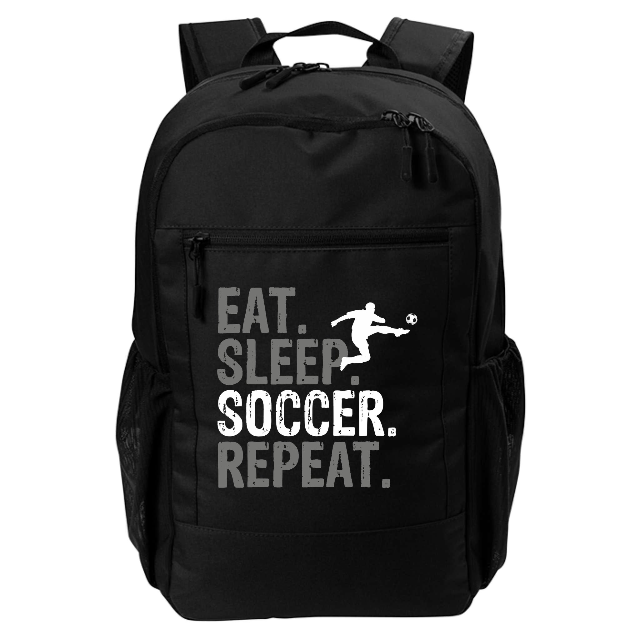 Eat Sleep Soccer Repeat - Soccer Graphic Backpack