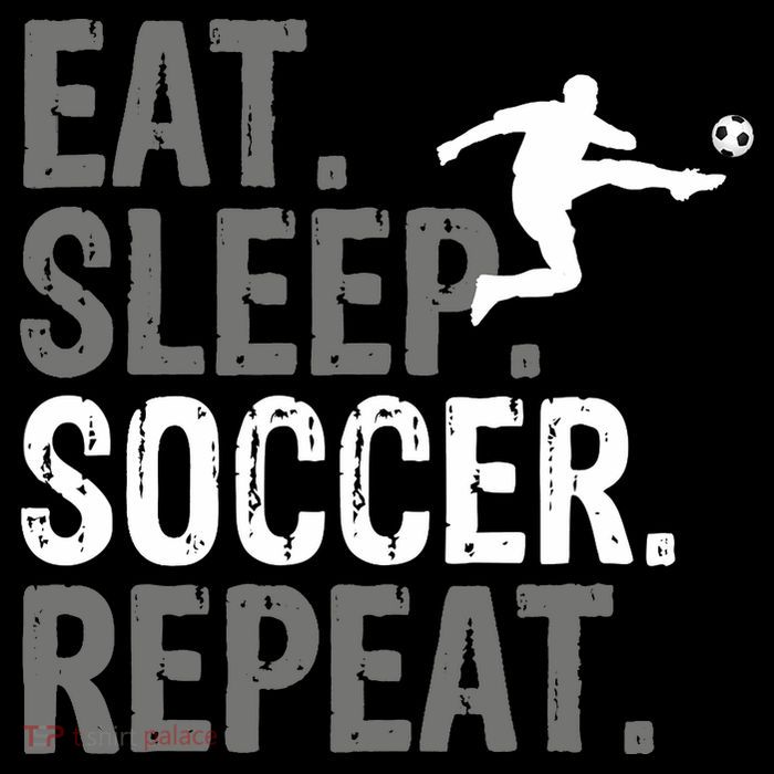 Eat Sleep Soccer Repeat - Soccer Graphic Cooling Performance Long Sleeve Crew