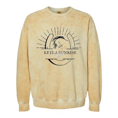 Ethereal Sunset Serenity Colorblast Crewneck Sweatshirt