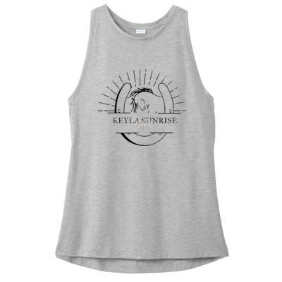 Ethereal Sunset Serenity Ladies PosiCharge Tri-Blend Wicking Tank