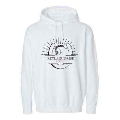 Ethereal Sunset Serenity Garment-Dyed Fleece Hoodie