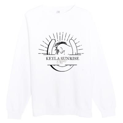 Ethereal Sunset Serenity Premium Crewneck Sweatshirt