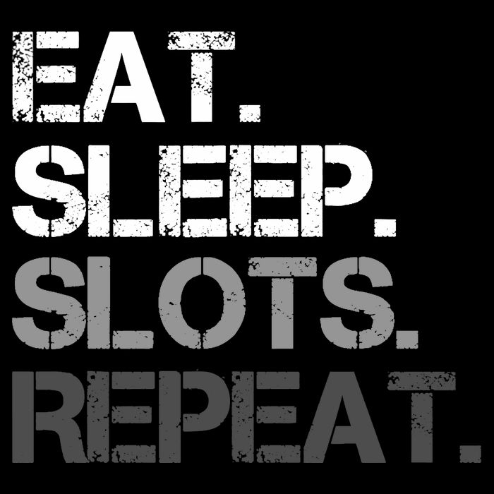 Eat Sleep Slots Repeat - Funny Slot Machine Gambling Backpack