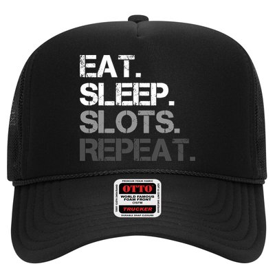 Eat Sleep Slots Repeat - Funny Slot Machine Gambling Trucker Hat