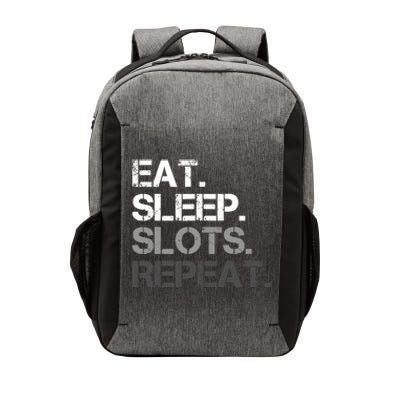 Eat Sleep Slots Repeat - Funny Slot Machine Gambling Vector Backpack