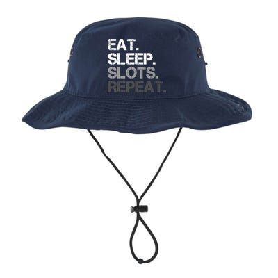Eat Sleep Slots Repeat - Funny Slot Machine Gambling Bucket Hat