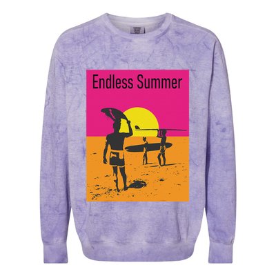 Endless Summer Surf Colorblast Crewneck Sweatshirt