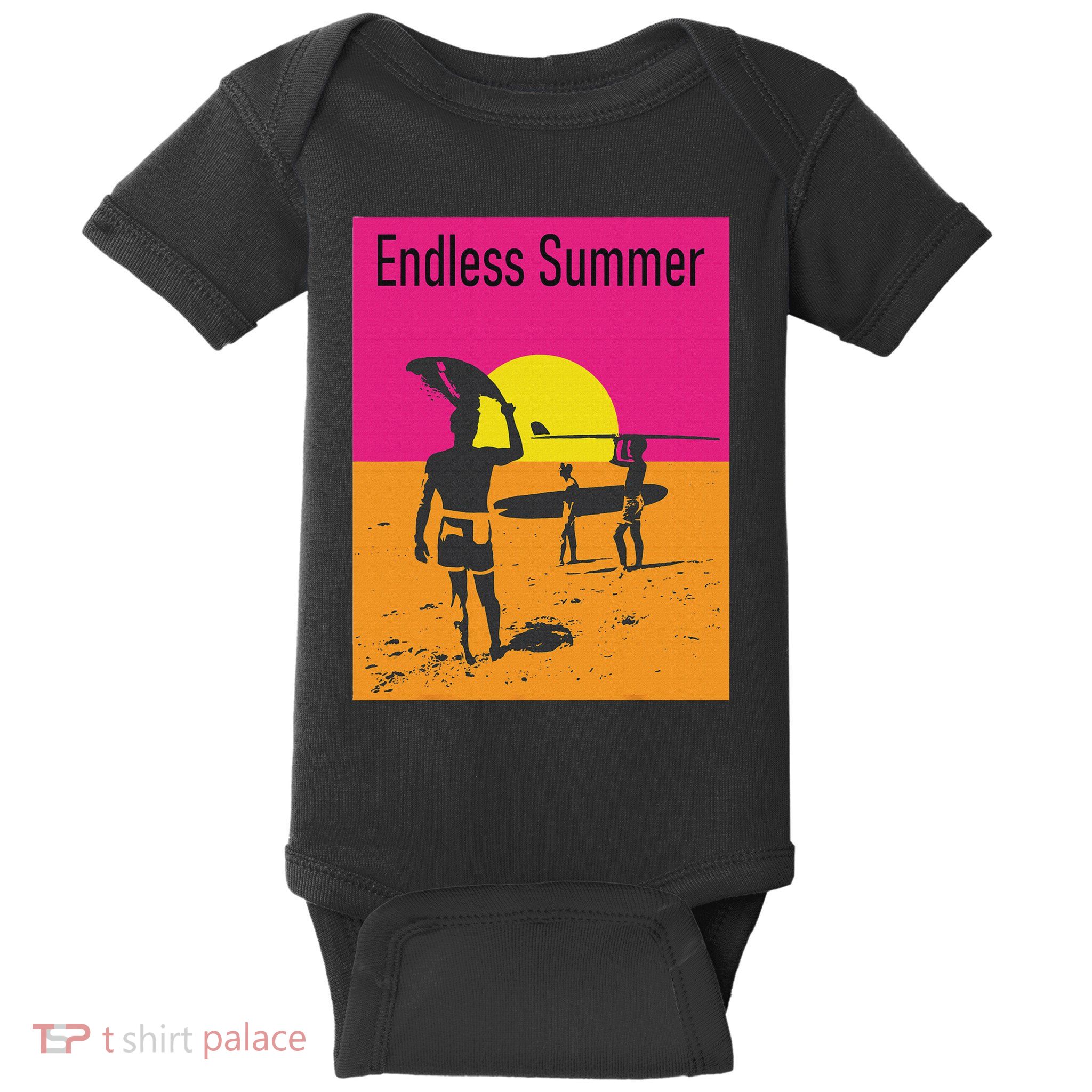 Endless Summer Surf Baby Bodysuit