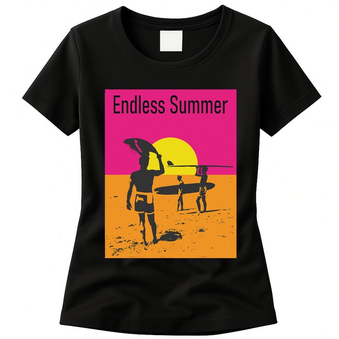 Endless Summer Surf Womens T-Shirt