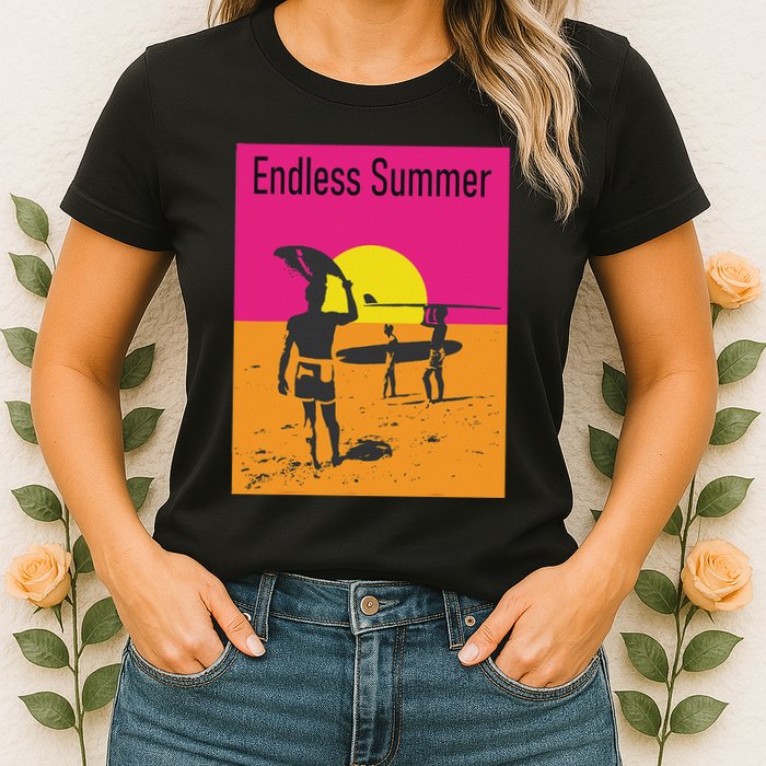 Endless Summer Surf Womens T-Shirt