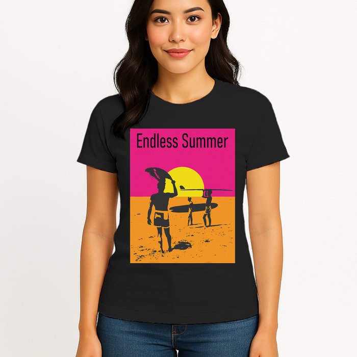 Endless Summer Surf Womens T-Shirt