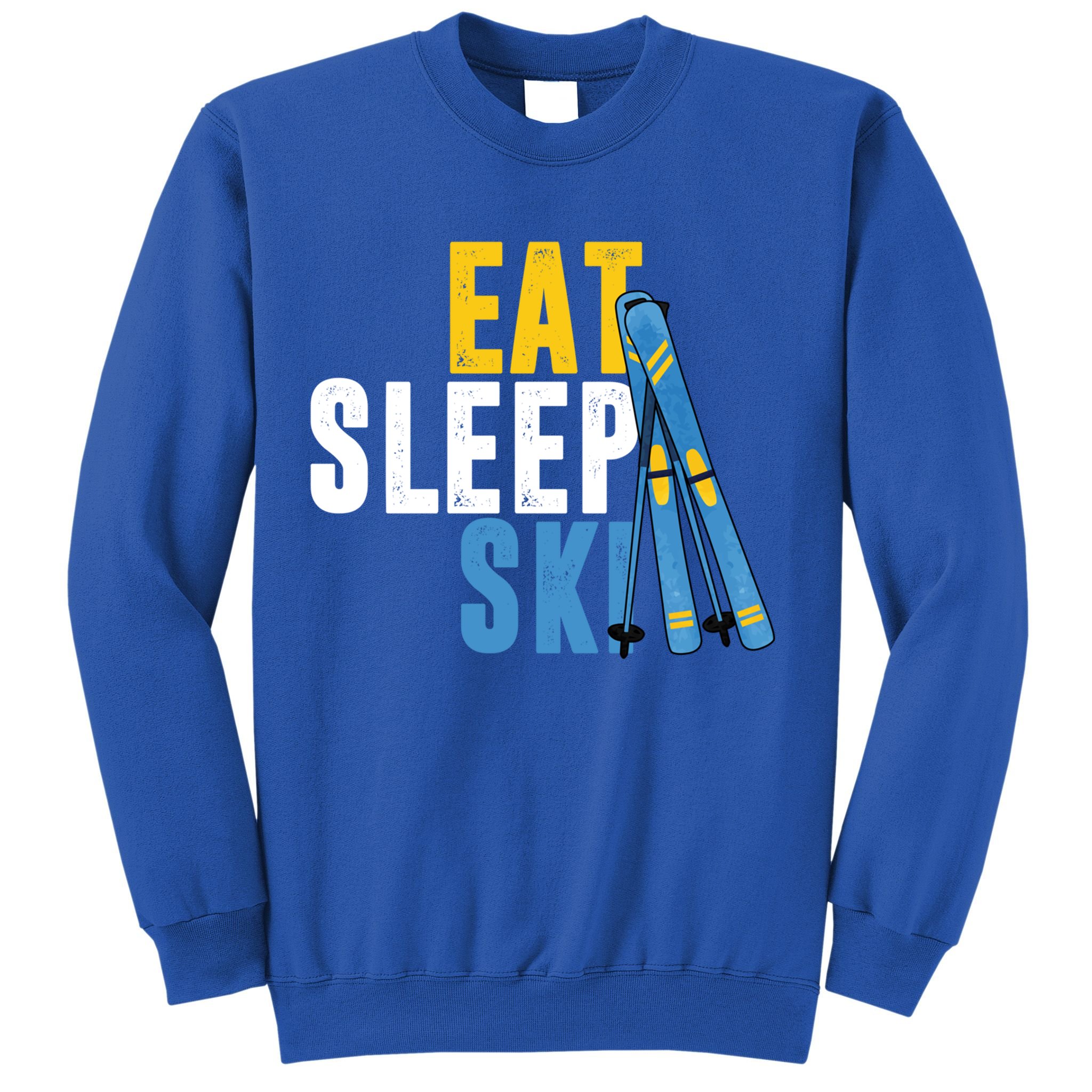 Eat Sleep Ski Skiing Winter Sports Mountain Skier Gift Sweatshirt