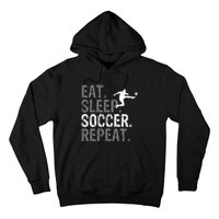 Eat Sleep Soccer Repeat Soccer Graphic Hoodie