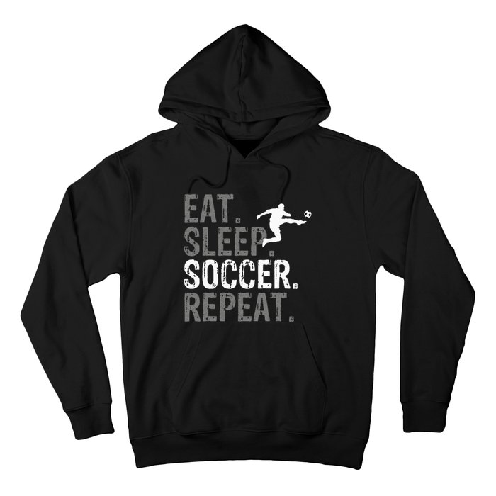 Eat Sleep Soccer Repeat Soccer Graphic Hoodie