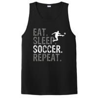 Eat Sleep Soccer Repeat Soccer Graphic PosiCharge Competitor Tank