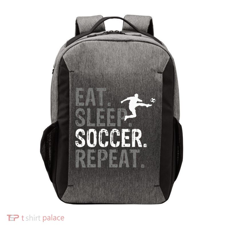 Eat Sleep Soccer Repeat Soccer Graphic Vector Backpack