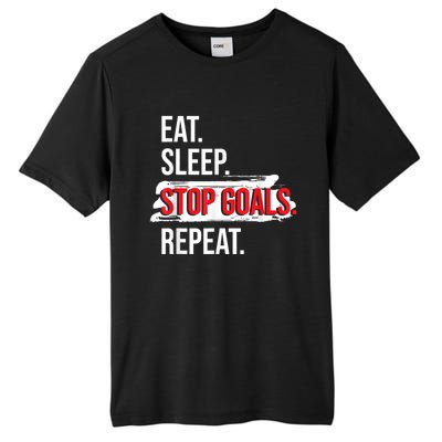 Eat Sleep Stop Goals Repeat Field Hockey Player Hockey Fan Tall Fusion ChromaSoft Performance T-Shirt